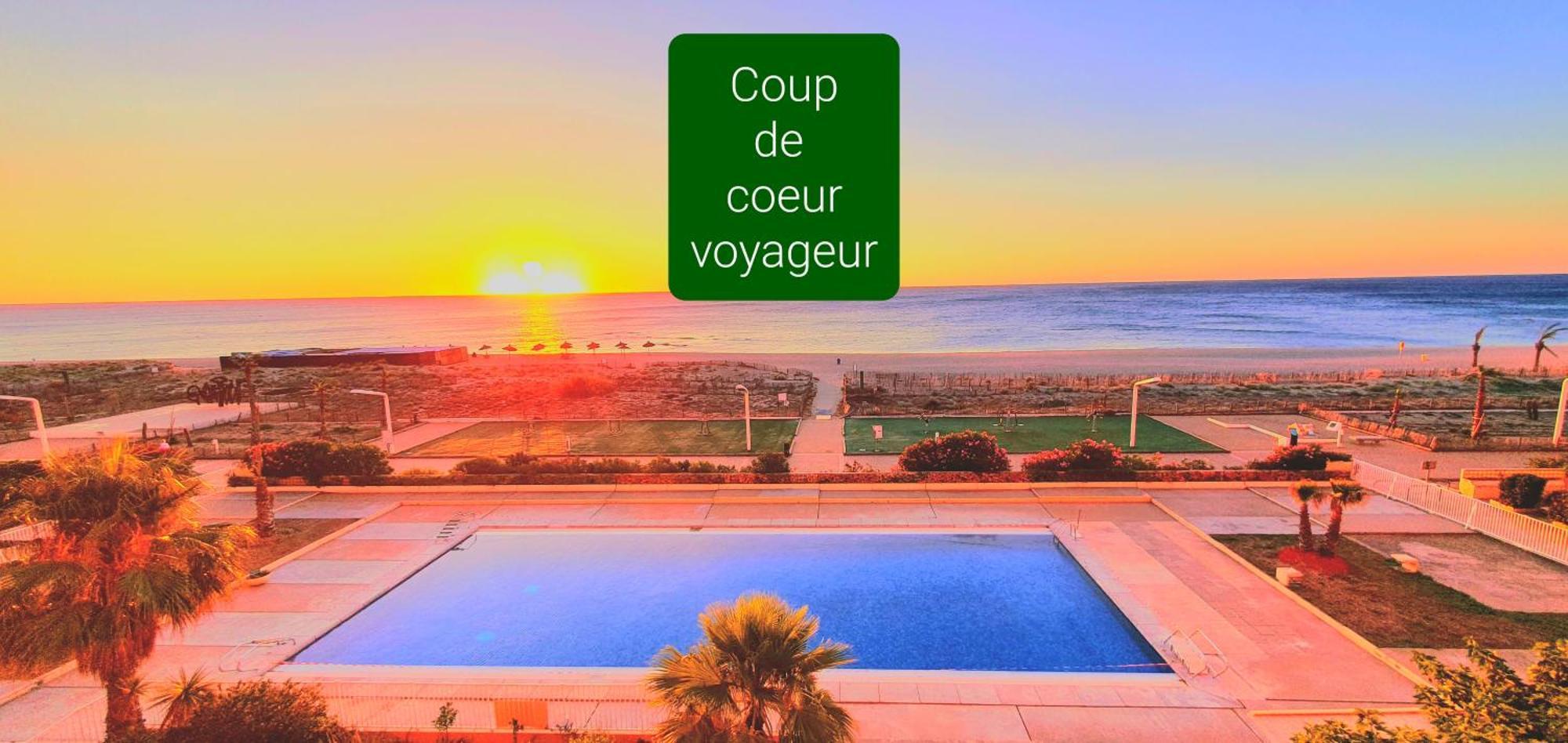 1Ere Ligne Mer Piscine Parking Gratuit Le Barcarès Exterior foto